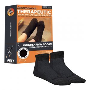 Incrediwear-Circulation-Ankle-Socks-Black-1