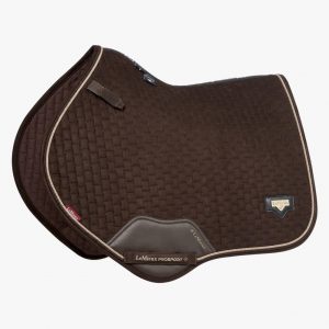 LeMieux-Puissance-Close-Contact-Saddle-Pad-Brown