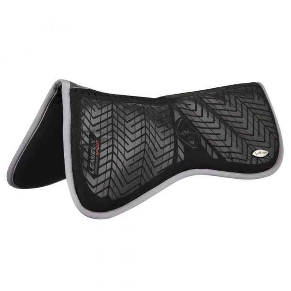 LeMieux-Sports-Grip-Memory-Foam-Half-Pad-Black
