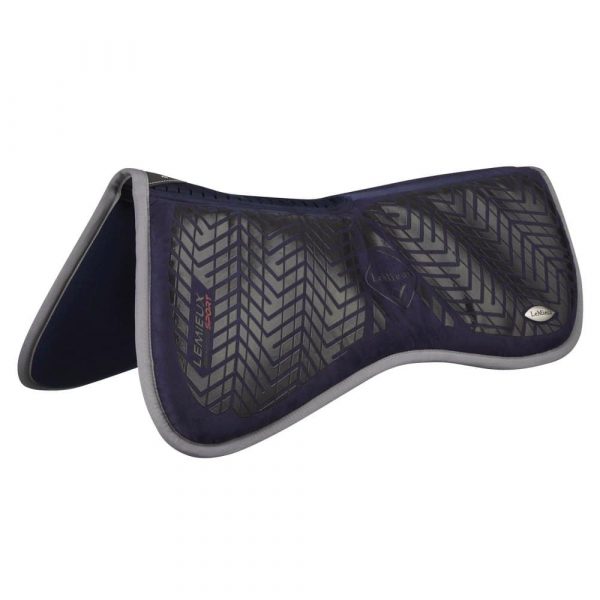 LeMieux-Sports-Grip-Memory-Foam-Half-Pad-Navy