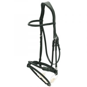 Stubben-2700-Pro-Jump-Rope-Noseband-Snaffle-Bridle-Black-1