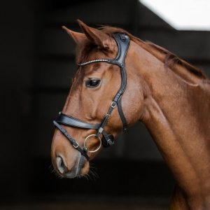 Stubben-Freedom-II-Snaffle-Bridle-Black-Image