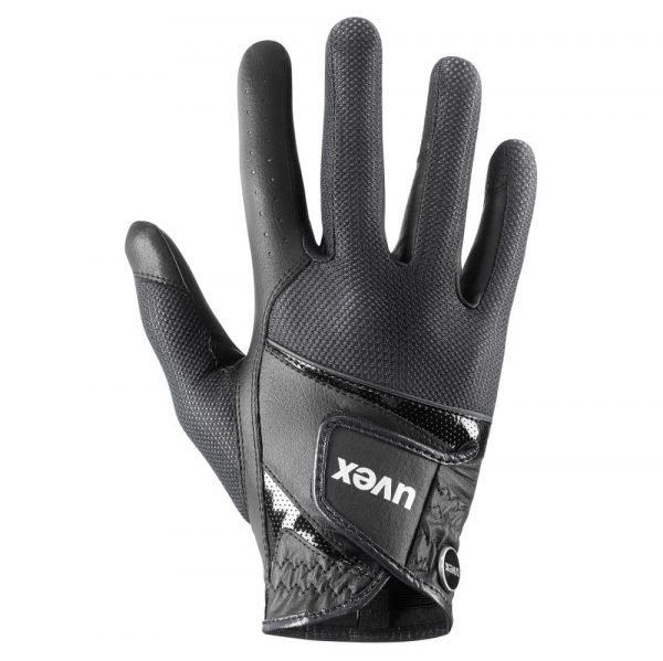 Uvex-Sumair-Riding-Gloves-Black-Image-1