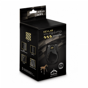 Veredus-Kevlar-Vento-Young-Jump-Fetlock-Boots-Black-Brown-Box