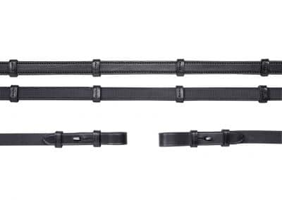 Schockemohle-Half-Rubber-Lined-Reins-With-Stoppers-Black-1