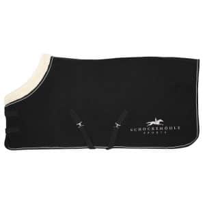 Schockemohle-Premium-Fleece-Rug-Faux-Fur-Black-1