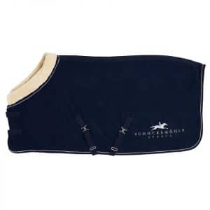 Schockemohle-Premium-Fleece-Rug-Faux-Fur-Dark-Navy-1
