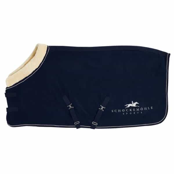 Schockemohle-Premium-Fleece-Rug-Faux-Fur-Dark-Navy-1