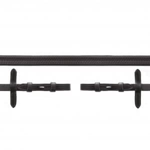 Schockemohle-Rubber-Reins-With-Hook-And-Stud-Fastening-Black-1