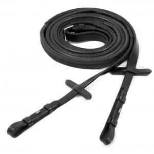 Schockemohle-Rubber-Reins-With-Hook-And-Stud-Fastening-Black-2