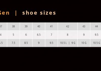 Tonics-Equestrian-Footwear-Stardust-Paddock-Boot-Size-Chart